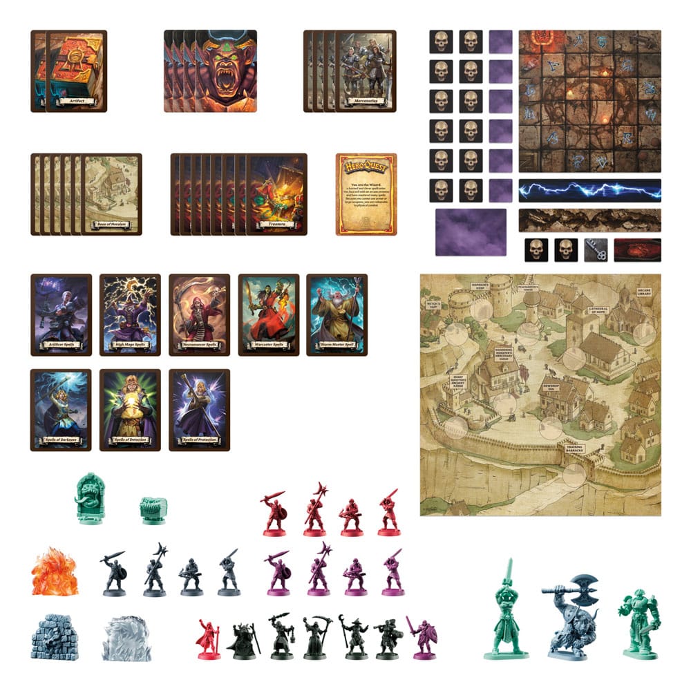 HeroQuest Brädspel Utvidgning: Wizards of Morcar Quest Pack - Engelsk Version Hasbro