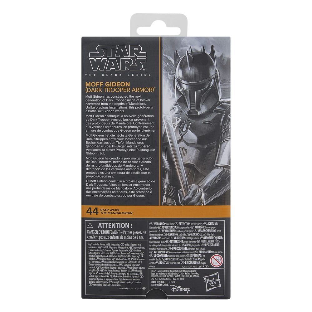 Star Wars: The Mandalorian Black Series Actionfigur Moff Gideon (Dark Trooper Armor) 15 cm Hasbro
