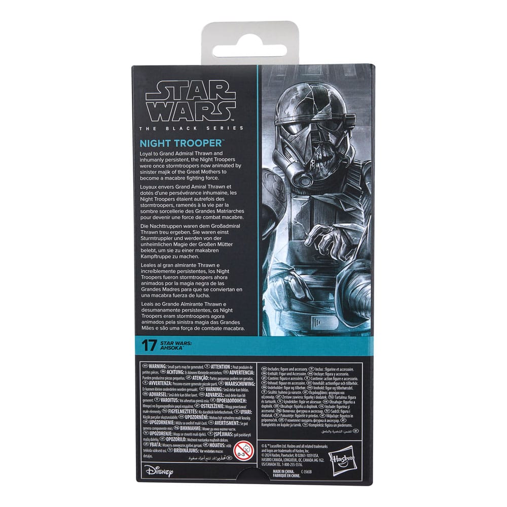 Star Wars: Ahsoka Black Series Actionfigur Night Trooper 15 cm Hasbro
