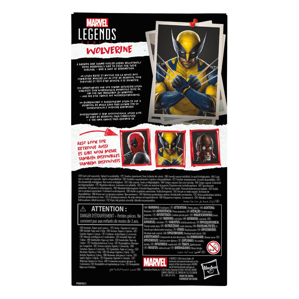 Deadpool & Wolverine Marvel Legends Action Figur Wolverine 15 cm Hasbro