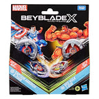 Beyblade X och Marvel Collab Captain America 4-70GB vs. Red Hulk 1-80R Hasbro
