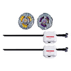 Beyblade X och Transformers Collab Bumblebee 3-60GP vs. Shockwave 5-80O Hasbro