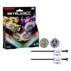 Beyblade X och Transformers Collab Bumblebee 3-60GP vs. Shockwave 5-80O Hasbro