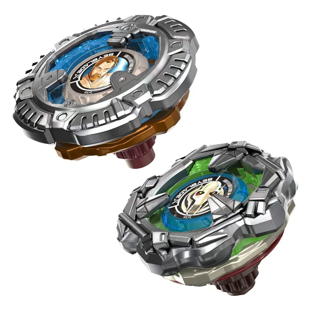 Beyblade X och Star Wars Collab Obi-Wan Kenobi 4-60P vs. General Grievous 3-80HN Hasbro
