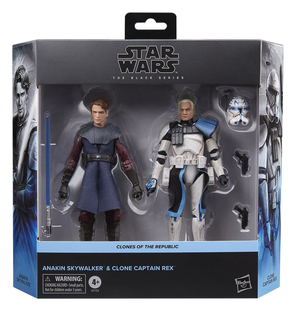 Star Wars Black Series Action Figure 2-Pack Anakin Skywalker & Clone Captain Rex 15 cm
