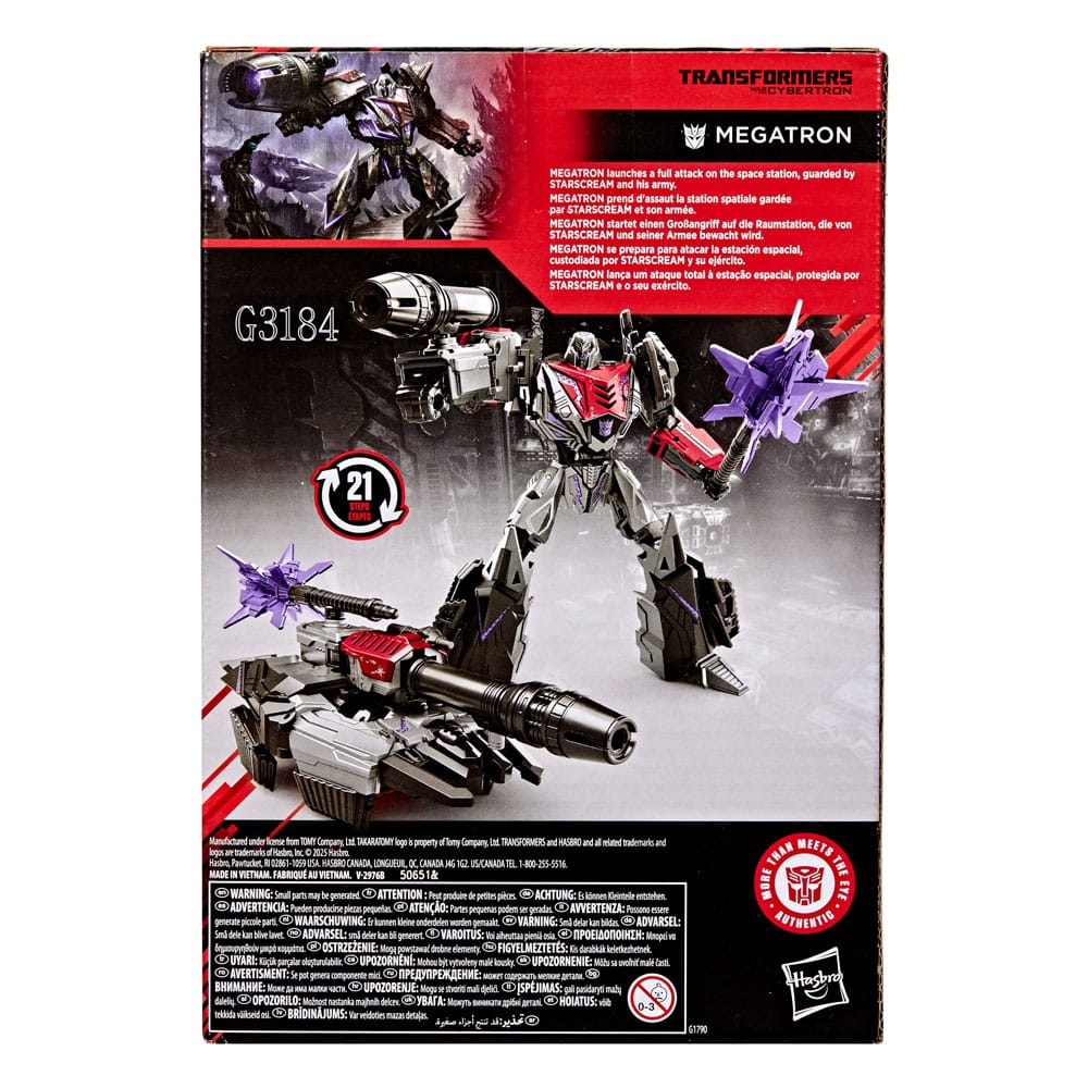 Transformers: War for Cybertron Studio Series Voyager Class Action Figur Megatron 16 cm Hasbro