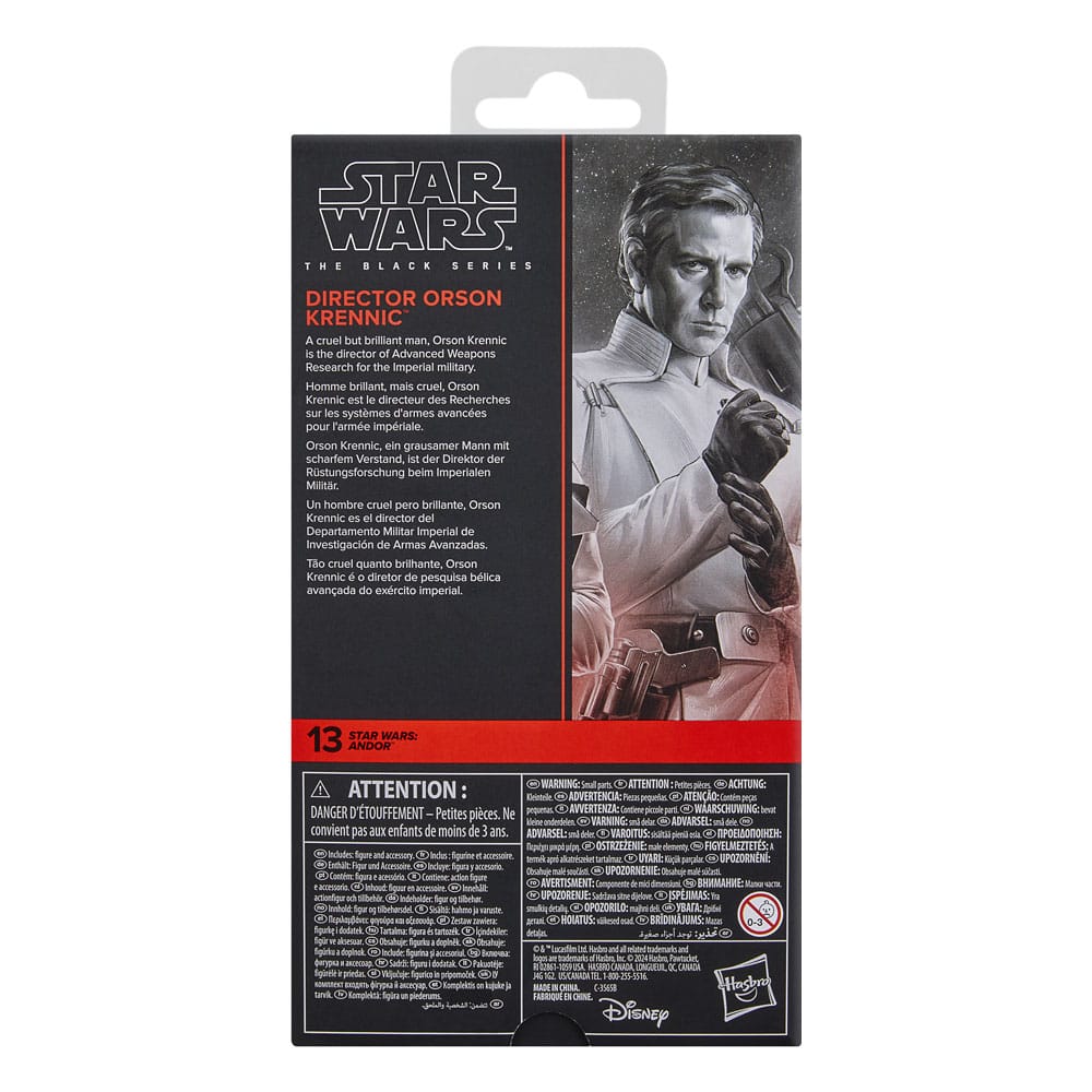 Star Wars: Andor Black Series Actionfigur - Director Orson Krennic 15 cm Hasbro