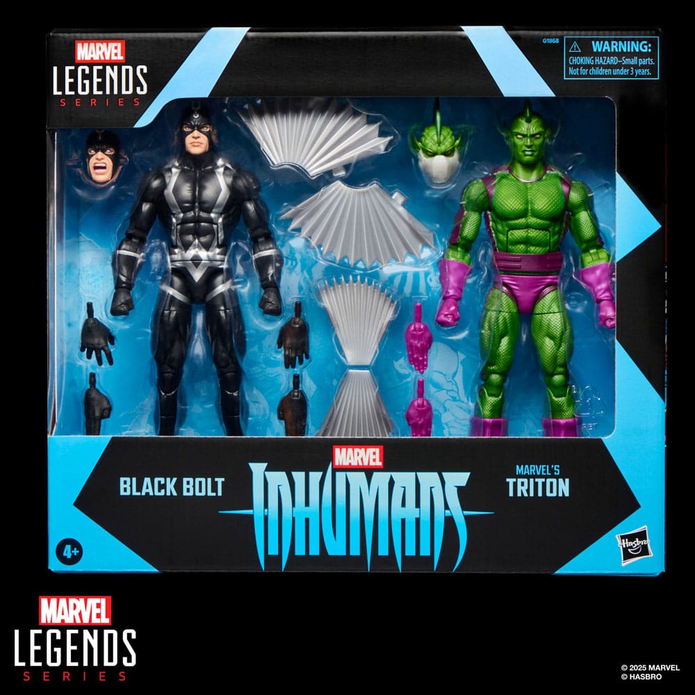 Inhumans Marvel Legends Action Figur 2-Pack Black Bolt & Marvel's Triton 15 cm Hasbro