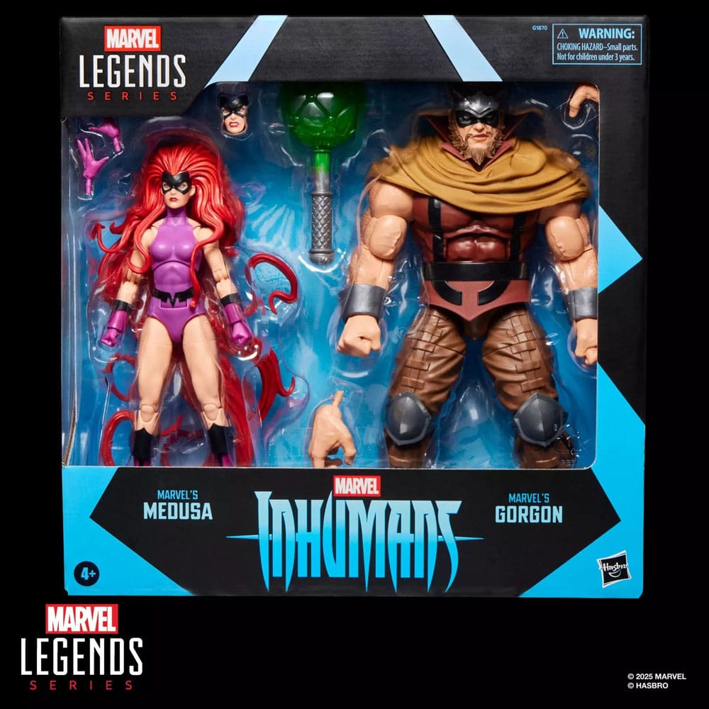 Inhumans Marvel Legends Action Figur 2-Pack – Marvel's Medusa & Marvel's Gorgon 15 cm Hasbro