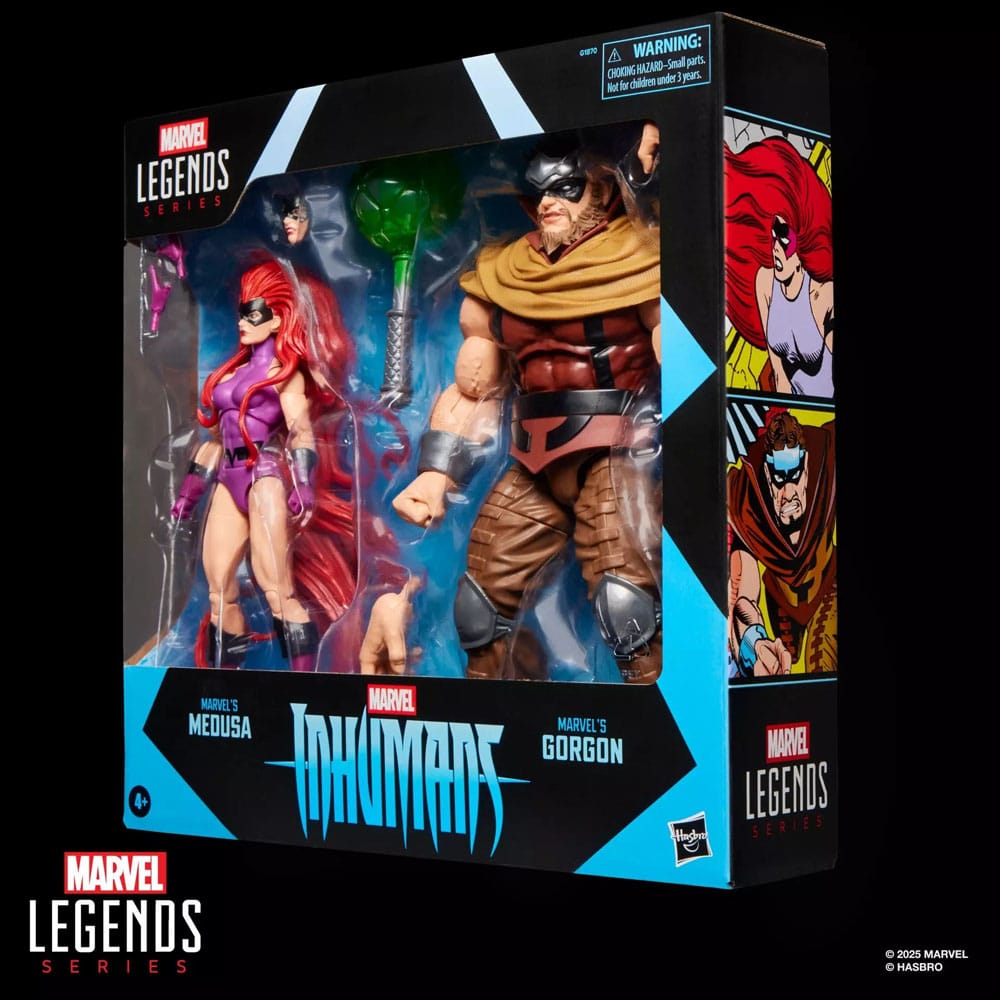Inhumans Marvel Legends Action Figur 2-Pack – Marvel's Medusa & Marvel's Gorgon 15 cm Hasbro