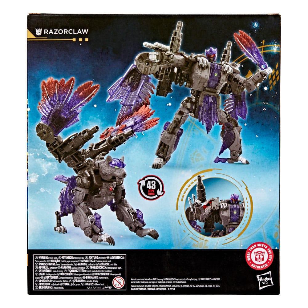 Transformers Age of the Primes Leader Class Action Figur Razorclaw 19 cm Hasbro
