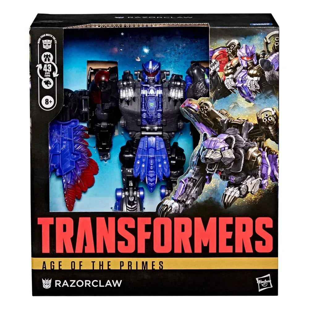 Transformers Age of the Primes Leader Class Action Figur Razorclaw 19 cm Hasbro