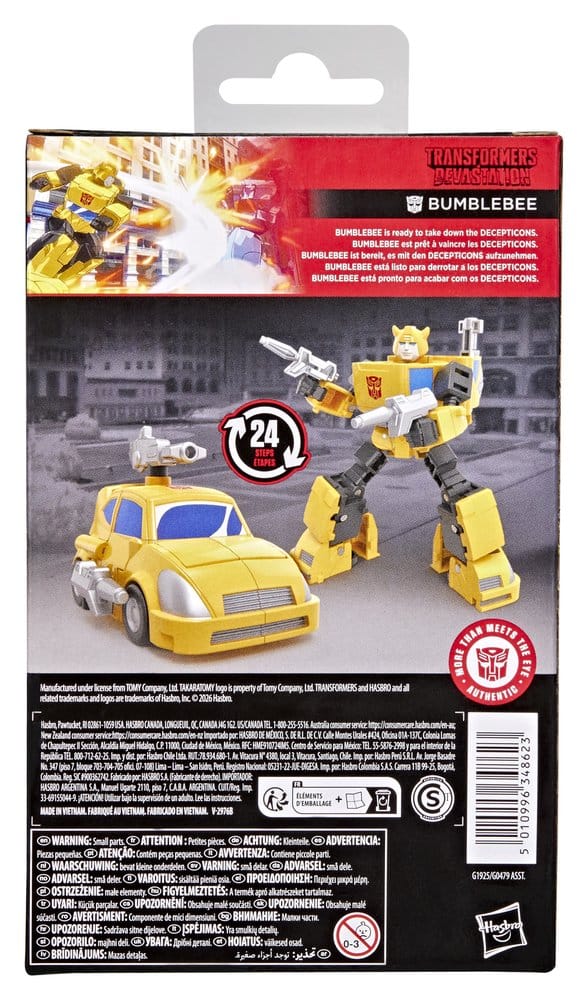 Transformers: Devastation Studio Series Deluxe Klass Actionfigur Bumblebee 11 cm