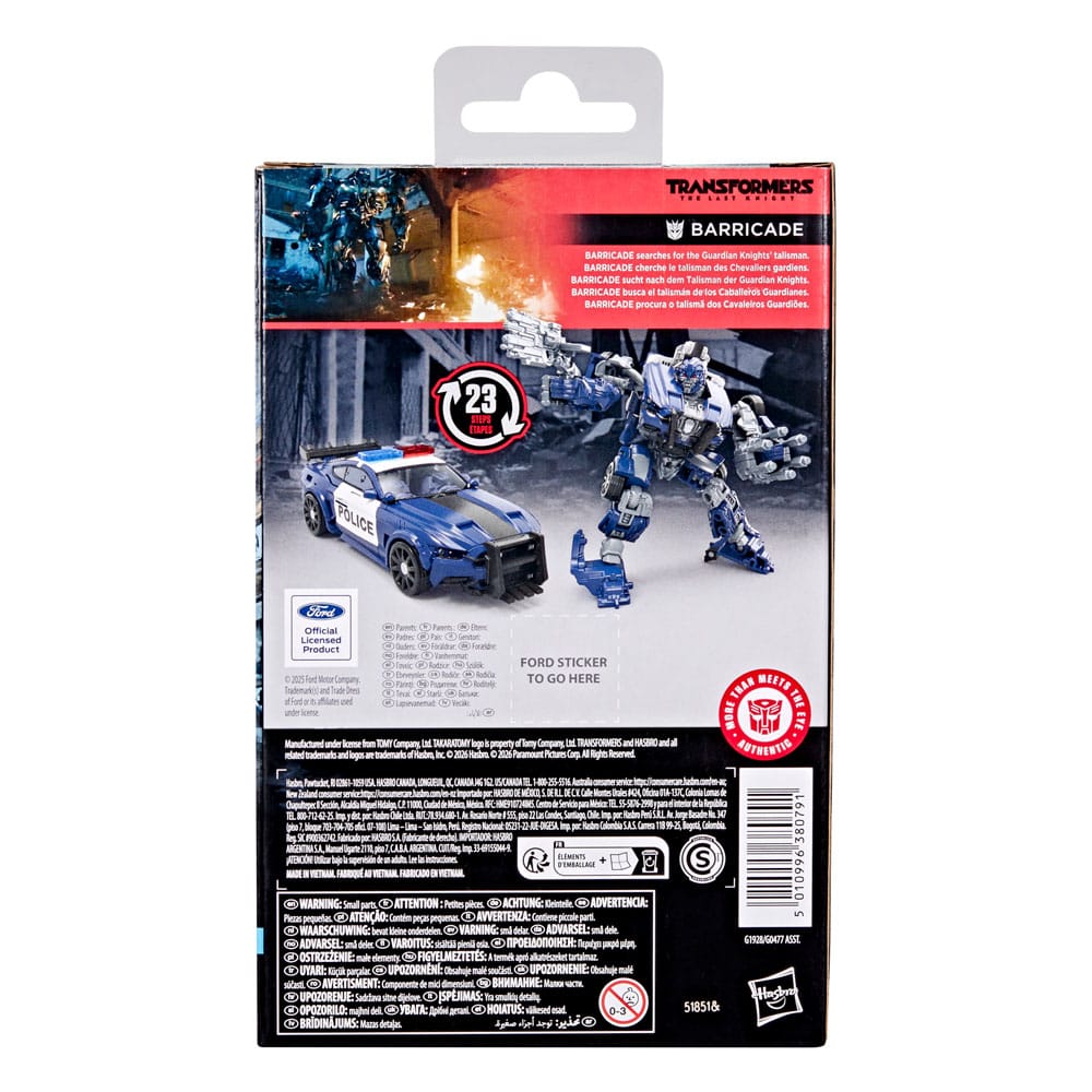 Transformers: The Last Knight Studio Series Deluxe Class Action Figur Barricade 11 cm Hasbro
