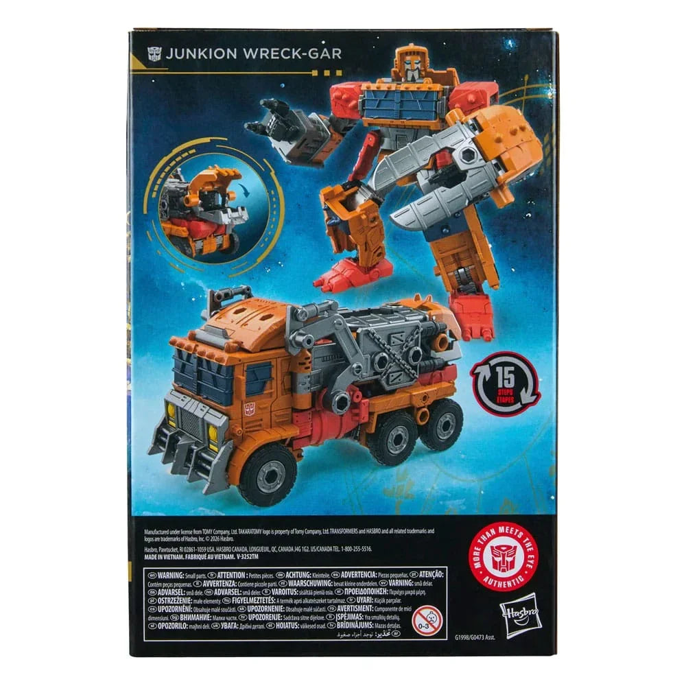 Transformers Age of the Primes Voyager Class Action Figur Junkion Wreck-Gar 18 cm Hasbro