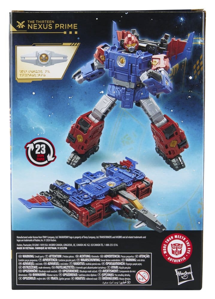 Transformers Age of the Primes Voyager Class Action Figur The Thirteen: Nexus Prime 16 cm