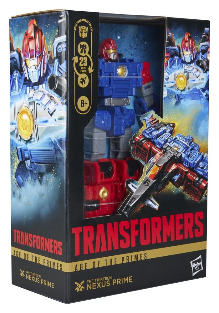 Transformers Åldern av Primes Voyager Klass Action Figur The Thirteen: Nexus Prime 16 cm