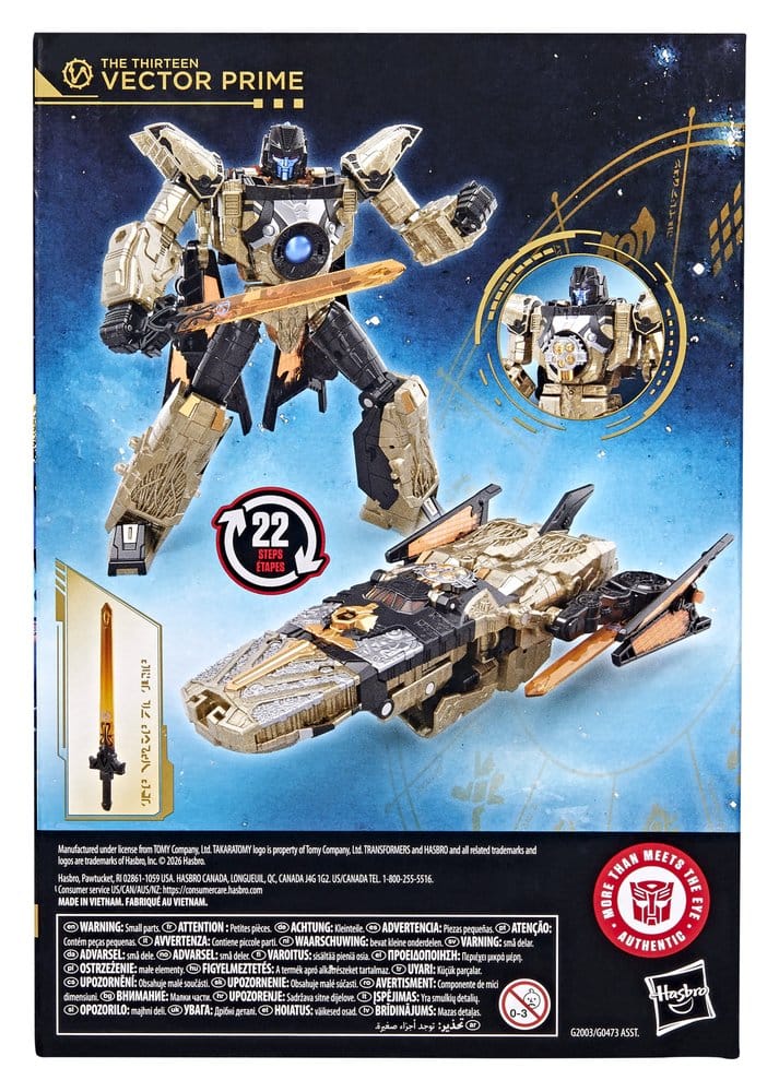 Transformers Age of the Primes Voyager-klass Actionfigur The Thirteen Vector Prime 18 cm