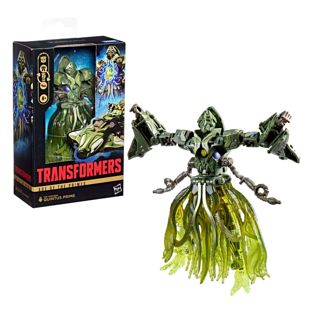 Transformers Age of the Primes Deluxe Class Action Figur The Thirteen: Quintus Prime 14 cm Hasbro