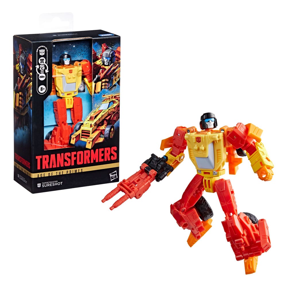 Transformers Age of the Primes Deluxe Class Action Figur Targetmaster Sureshot 14 cm Hasbro