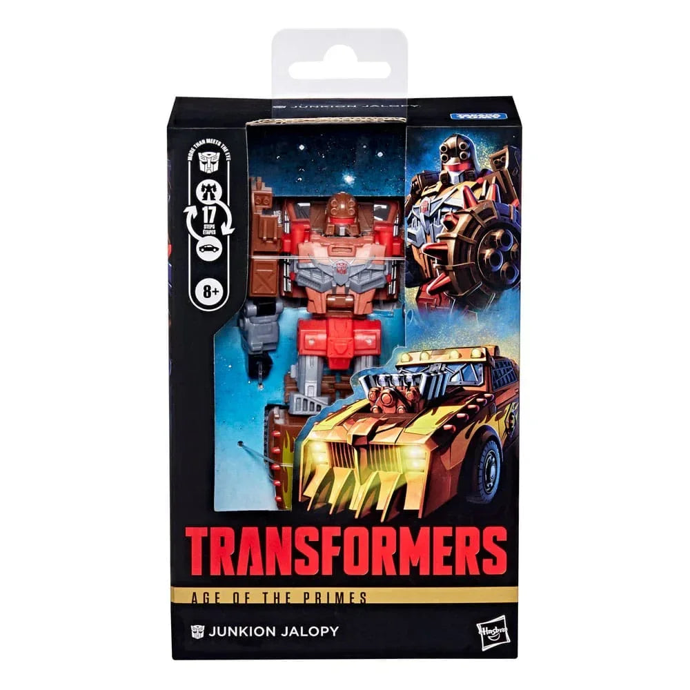 Transformers Age of the Primes Deluxe Class Action Figur Junkion Jalopy 14 cm Hasbro