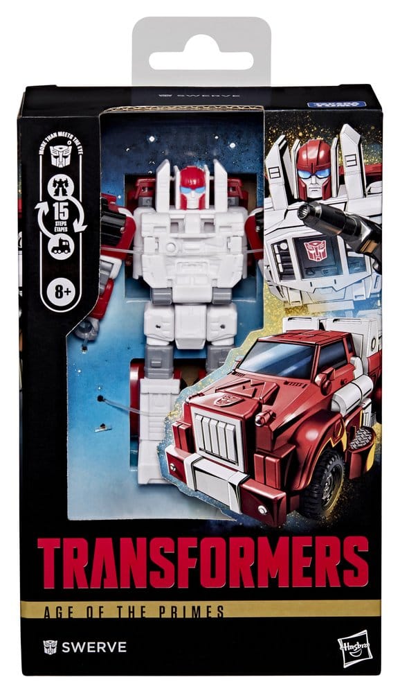 Transformers Age of the Primes Deluxe-klass actionfigur Swerve 11 cm