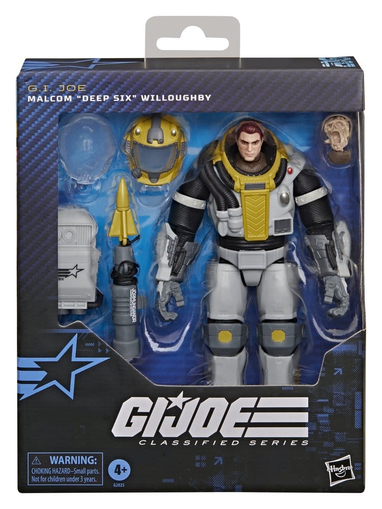 G.I. Joe Classified Series Deluxe Actionfigur #206 Malcom "Deep Six" Willoughby 15 cm