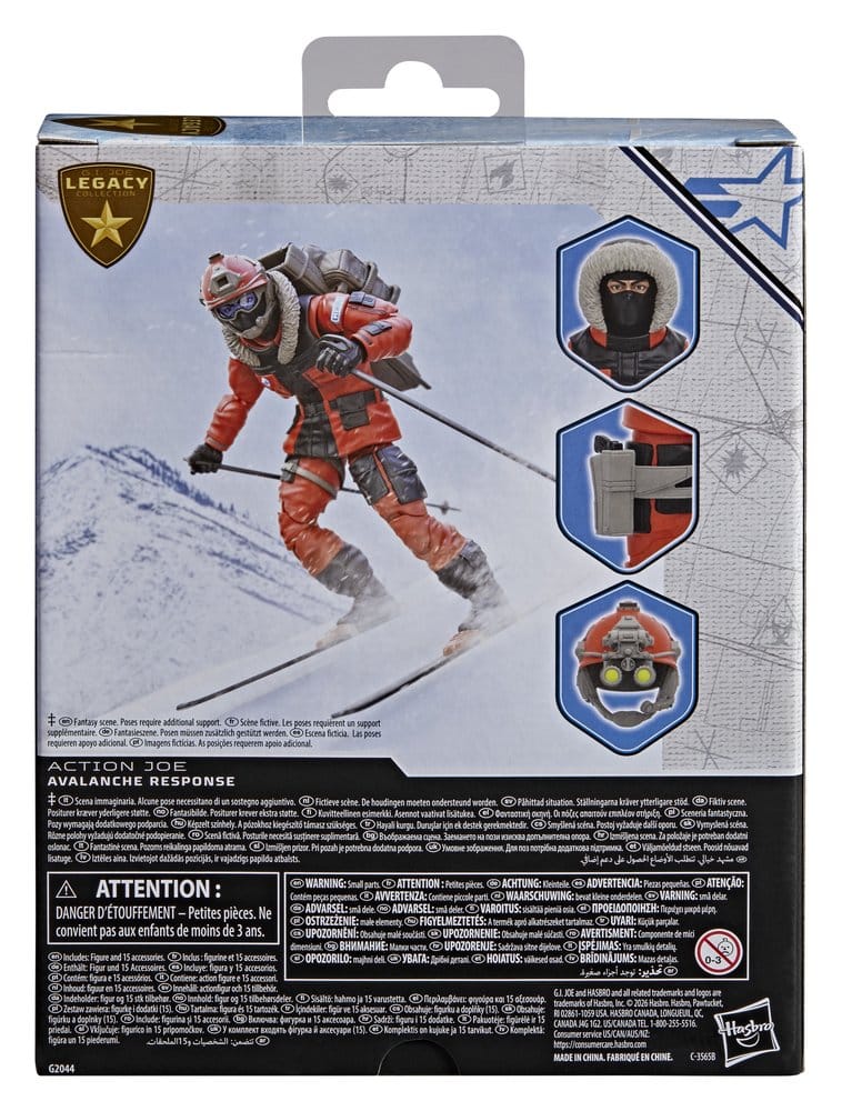 G.I. Joe Classified Series Legacy Collection Action Figur – Action Joe 'Avalanche Response', 15 cm