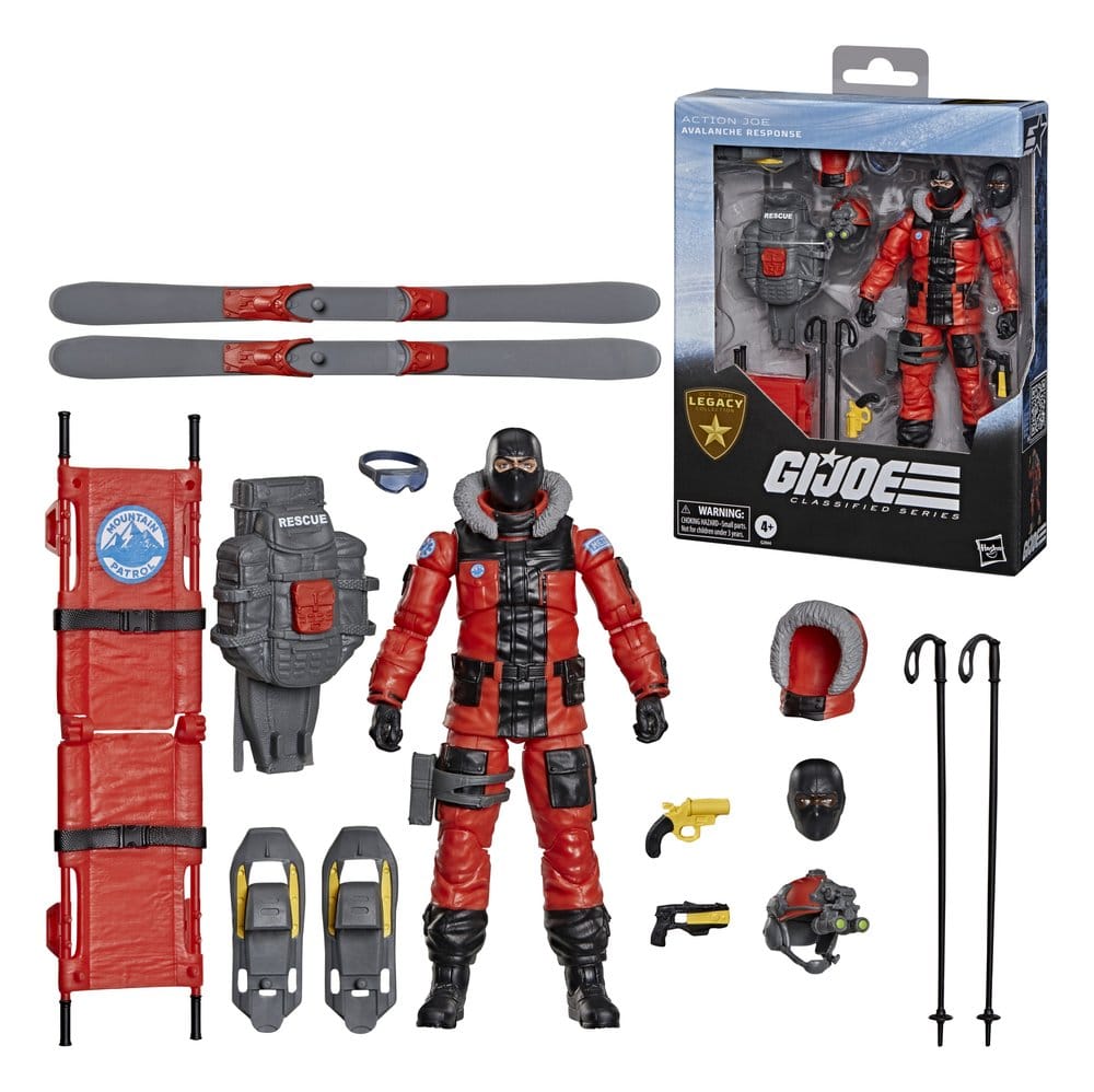 G.I. Joe Classified Series Legacy Collection Action Figur Action Joe - Avalanche Response 15 cm