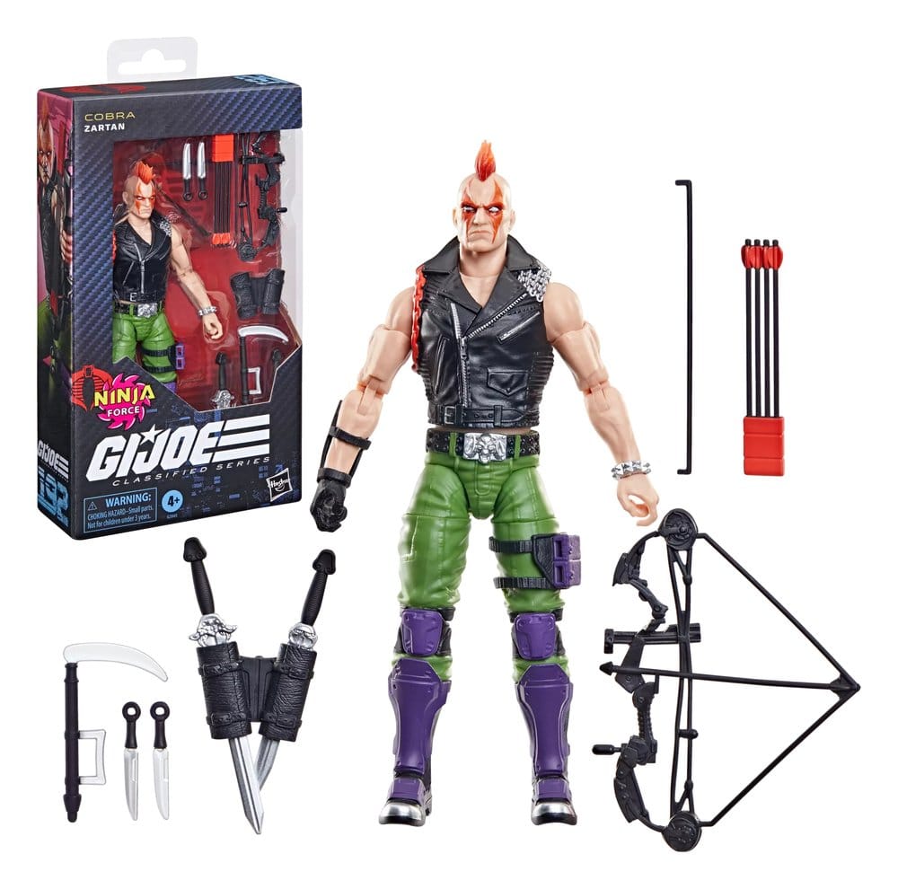 G.I. Joe Classified Series Action Figur #192 Ninja Force Zartan 15 cm