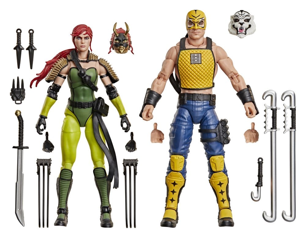 G.I. Joe Classified Series Actionfigur 2-pack #212 Ninja Force Scarlett & T'Jbang 15 cm