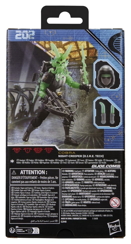 G.I. Joe Classified Series Action Figur #202 Night-Creeper (D.I.R.E. Tech) 15 cm