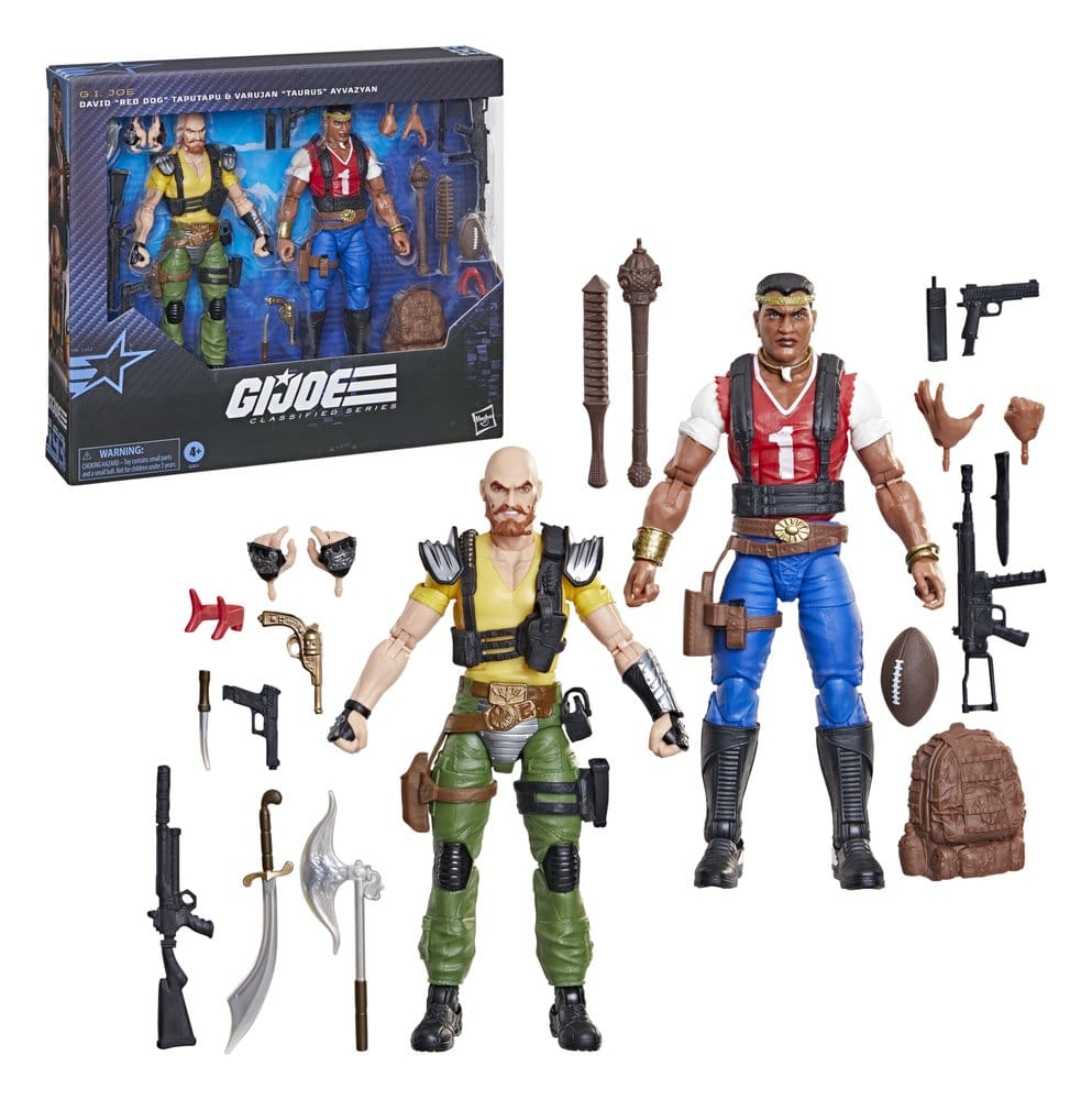 G.I. Joe Classified Series Actionfigur 2-Pack #193 David "Red Dog" Taputapu & Varujan "Taurus" Ayvazyan 15 cm