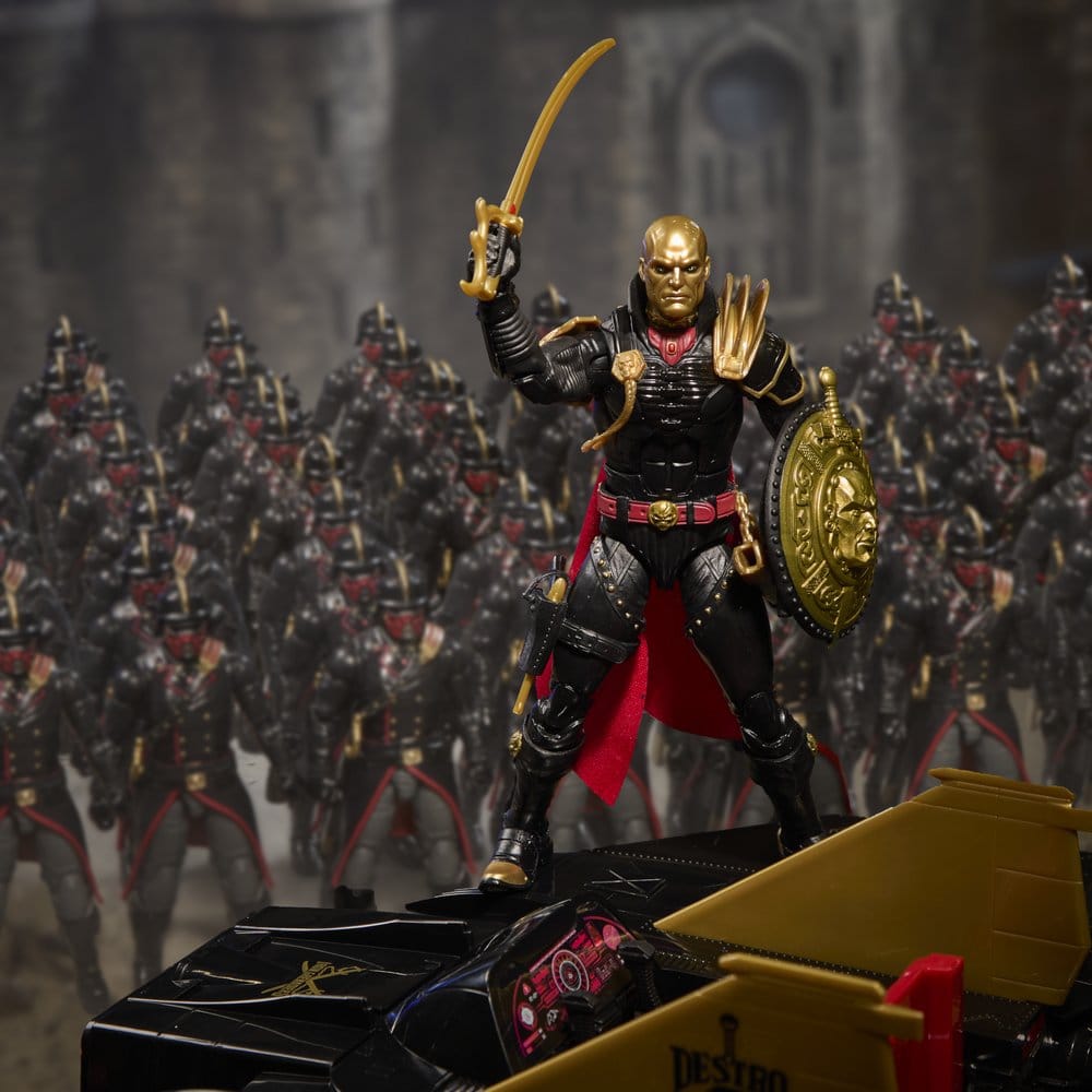G.I. Joe Clasificerad Serie Actionfigur och Fordonsset #203 Destro & Iron Grenadier Despoiler 15 cm