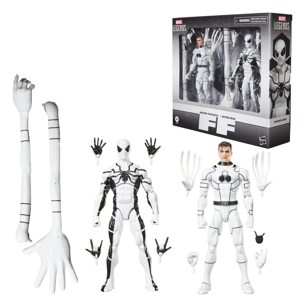 Future Foundation Marvel Legends Actionfigur 2-Pack Mister Fantastic & Spider-Man 15 cm
