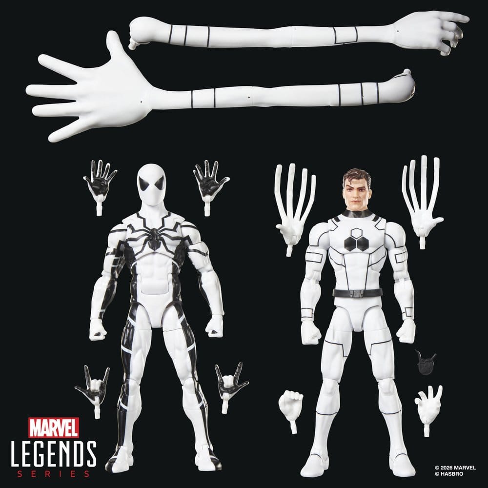 Future Foundation Marvel Legends Actionfigur 2-Pack Mister Fantastic & Spider-Man 15 cm