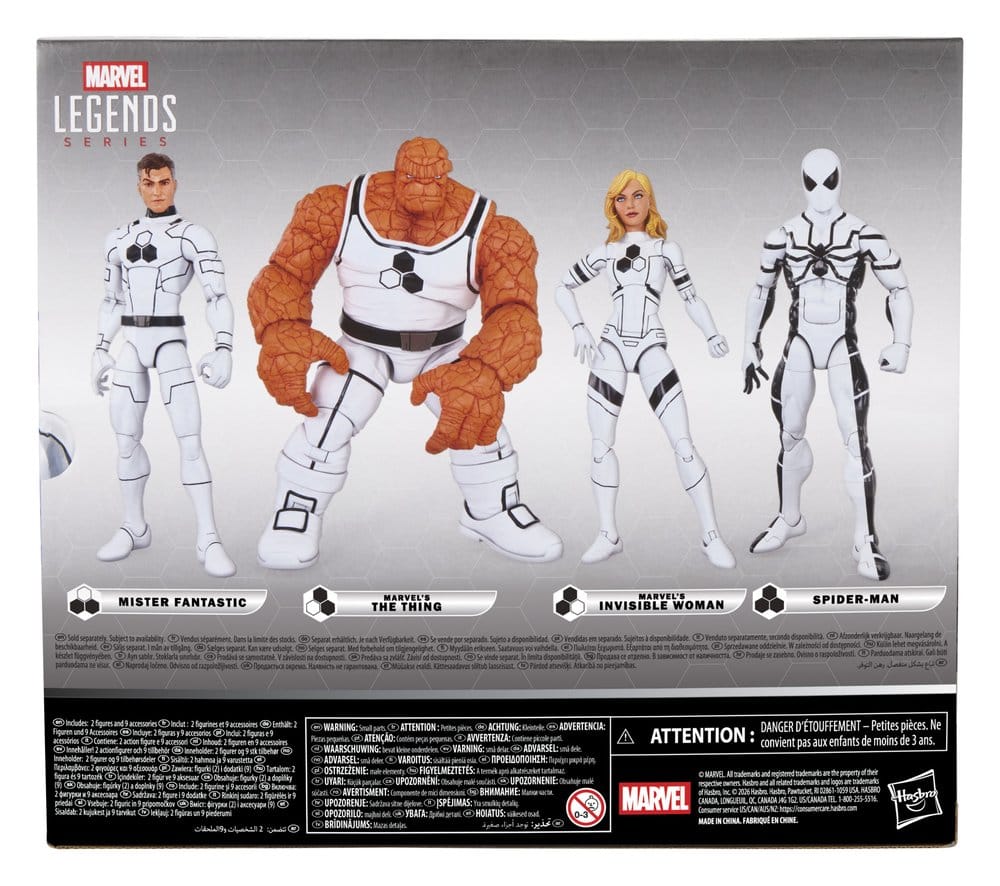 Future Foundation Marvel Legends Actionfigur 2-pack The Thing & Osynliga Kvinnan 15 cm