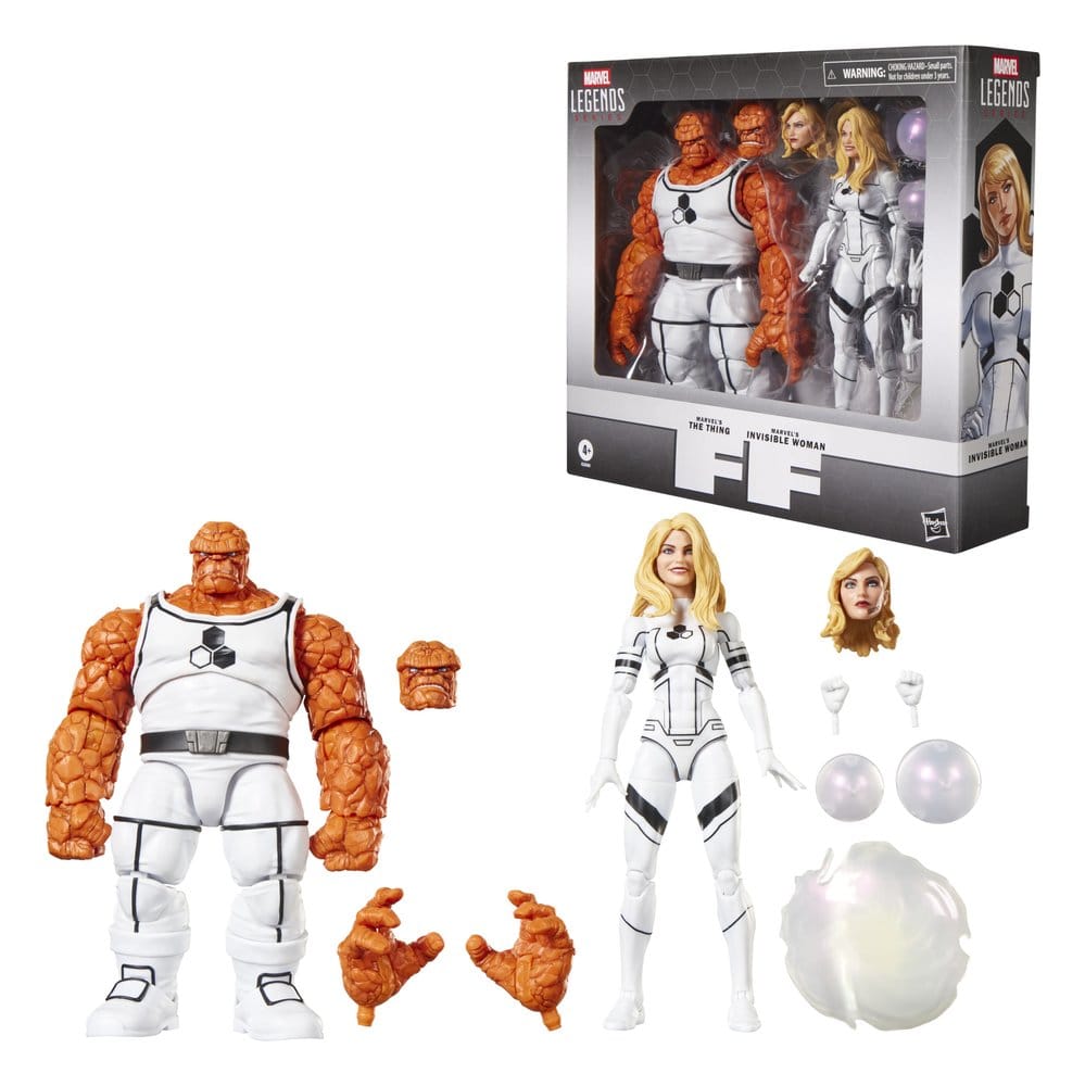 Future Foundation Marvel Legends Action Figur 2-Pack The Thing & Invisible Woman 15 cm