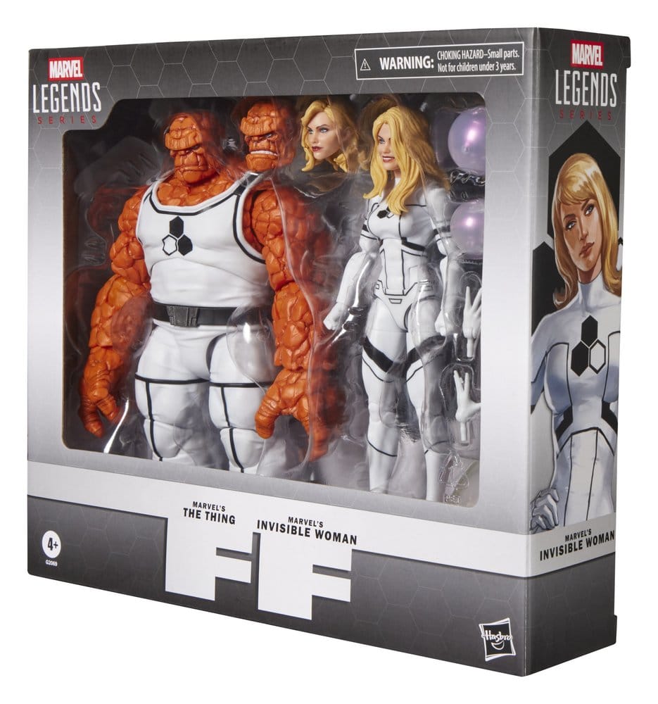 Future Foundation Marvel Legends Actionfigur 2-pack The Thing & Osynliga Kvinnan 15 cm