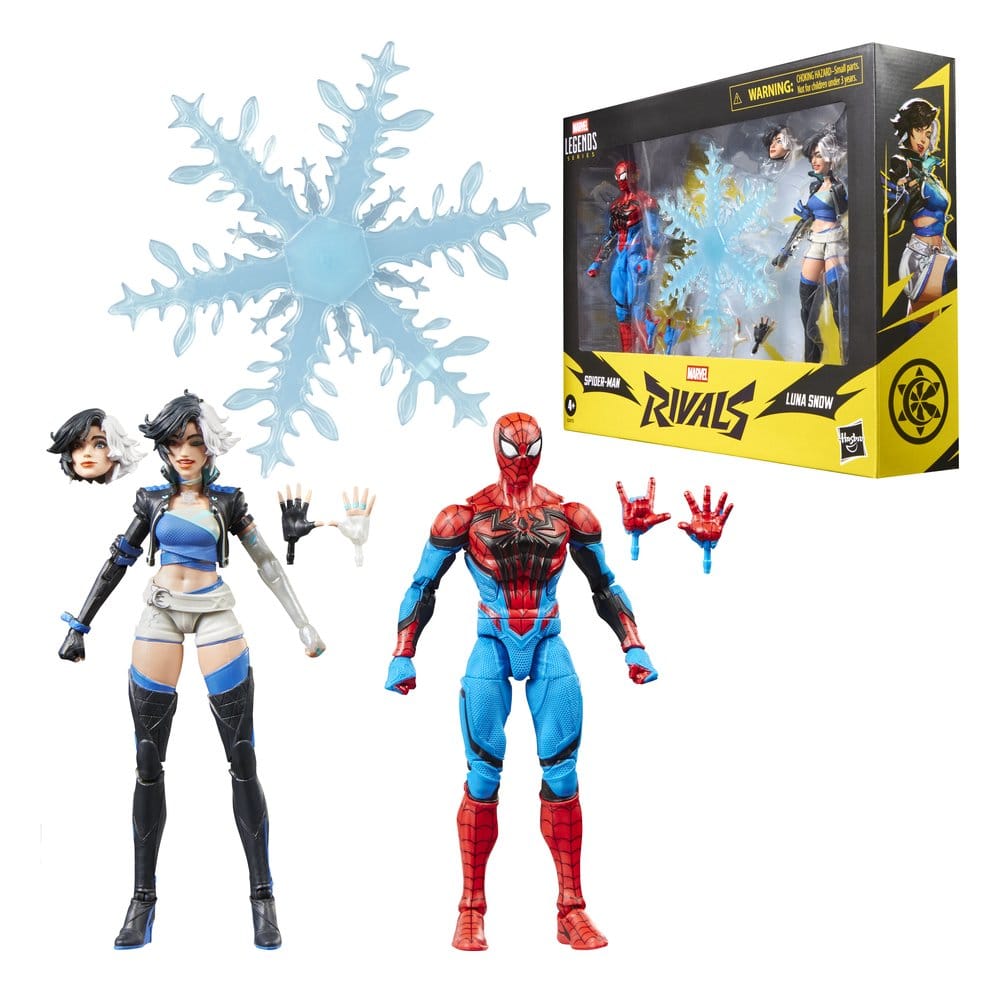 Marvel Rivals Marvel Legends Action Figur 2-Pack Spider-Man & Luna Snow 15 cm