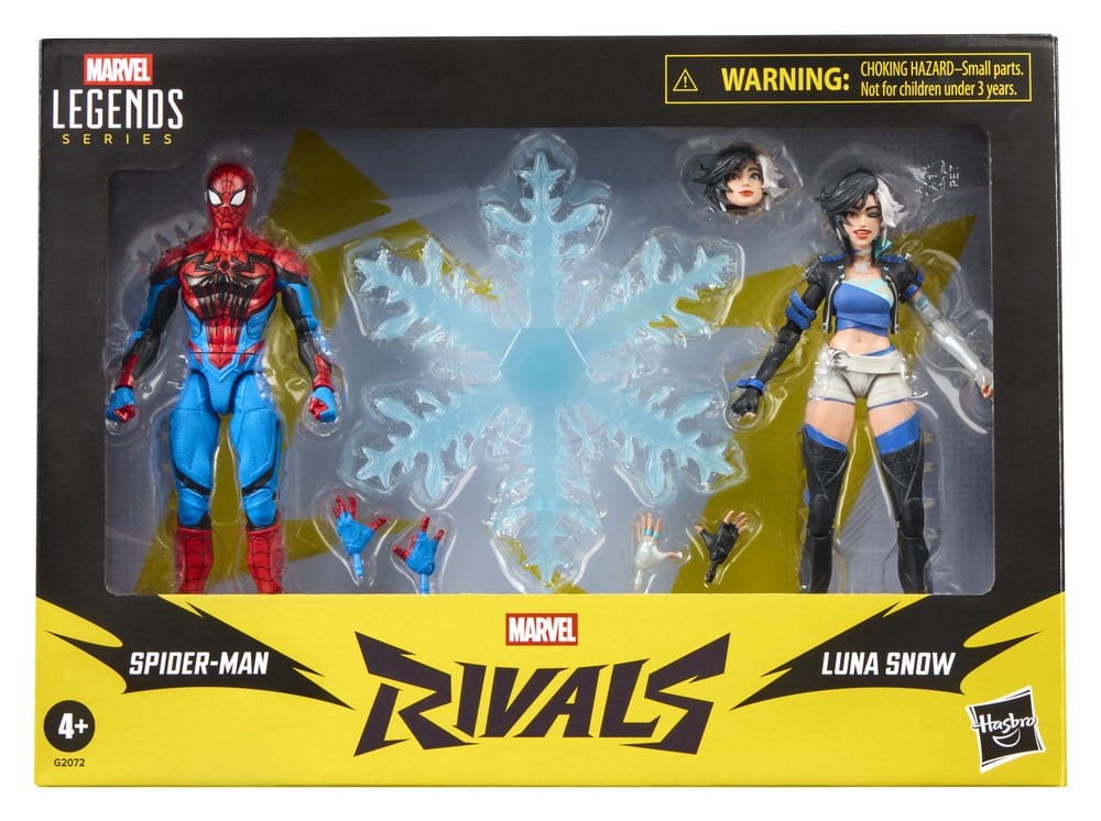 Marvel Rivals Marvel Legends Actionfigur 2-Pack Spider-Man och Luna Snow 15 cm