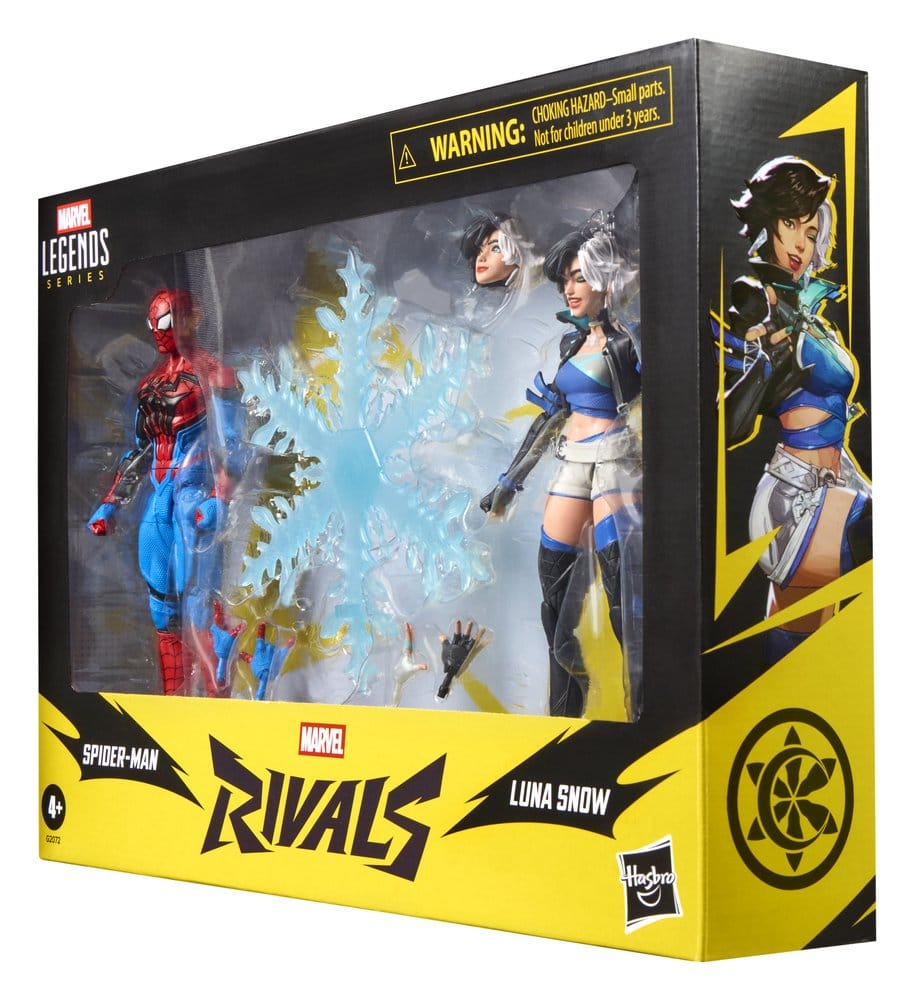 Marvel Rivals Marvel Legends Actionfigur 2-Pack Spider-Man och Luna Snow 15 cm