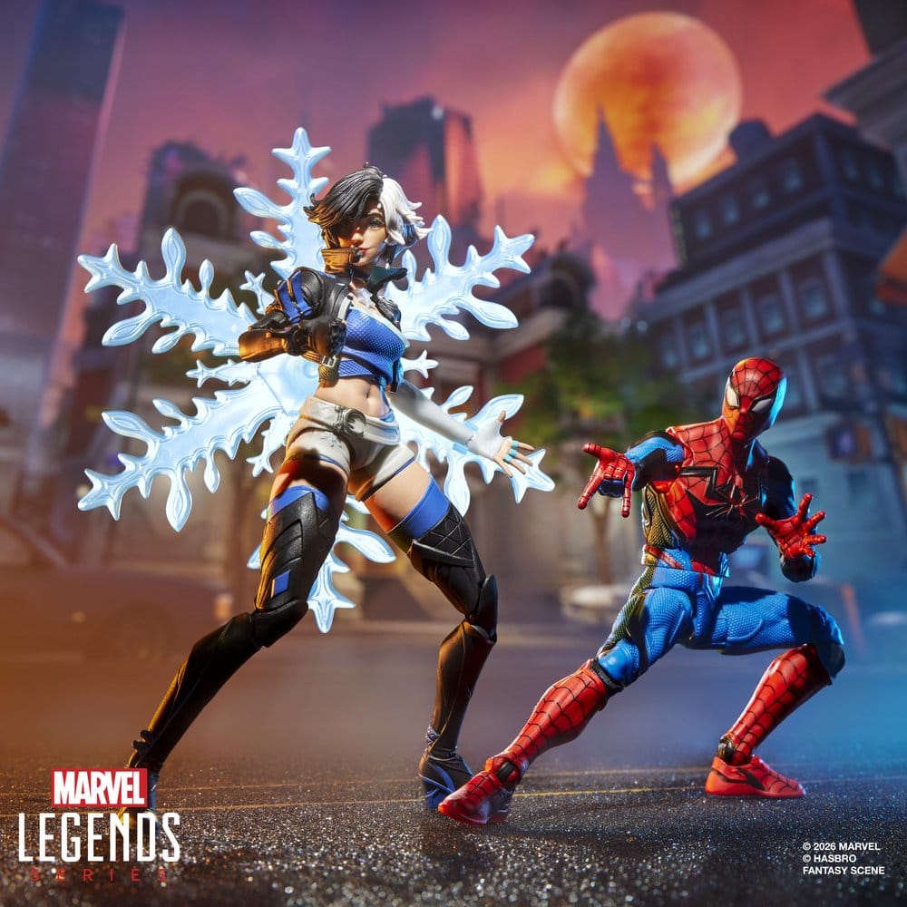 Marvel Rivals Marvel Legends Actionfigur 2-Pack Spider-Man och Luna Snow 15 cm