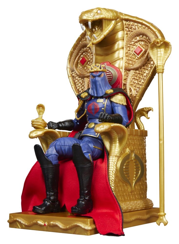 G.I. Joe Classified Series Actionfigur Cobra Commander i uniform och tron 15 cm