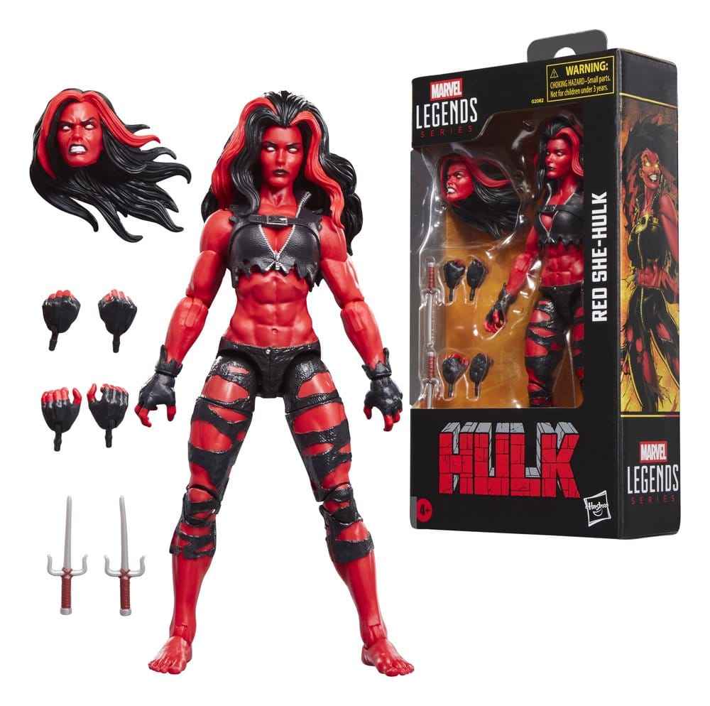 Marvel Legends Actionfigur Red She-Hulk 15 cm från Hulk