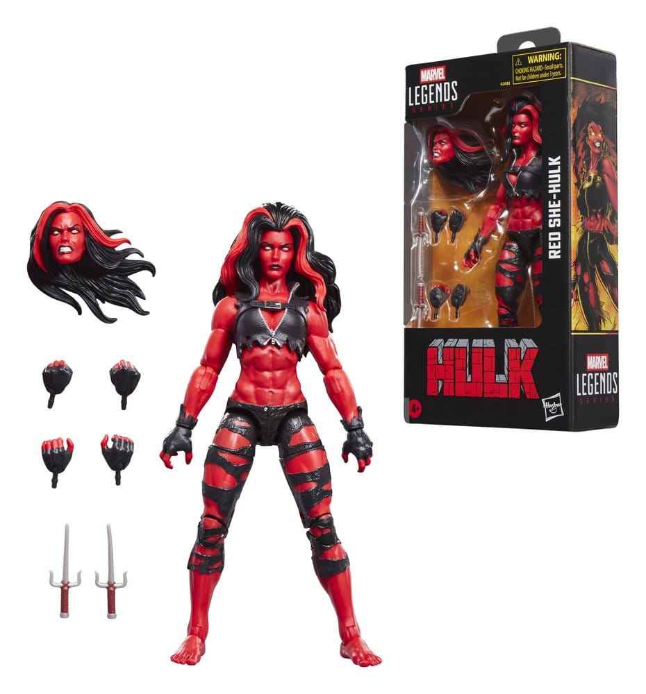 Marvel Legends Actionfigur Red She-Hulk 15 cm från Hulk