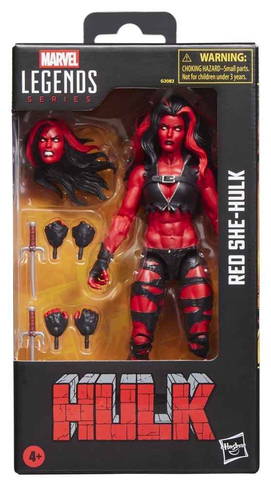 Marvel Legends Actionfigur Red She-Hulk 15 cm från Hulk