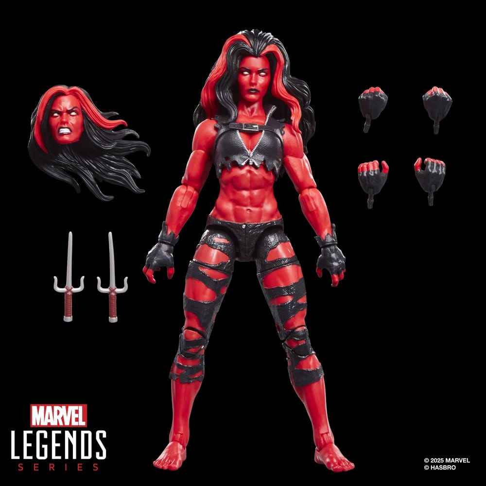 Marvel Legends Actionfigur Red She-Hulk 15 cm från Hulk