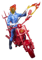 Ghost Rider Marvel Legends Actionfigur Johnny Blaze med Motorcykel 15 cm