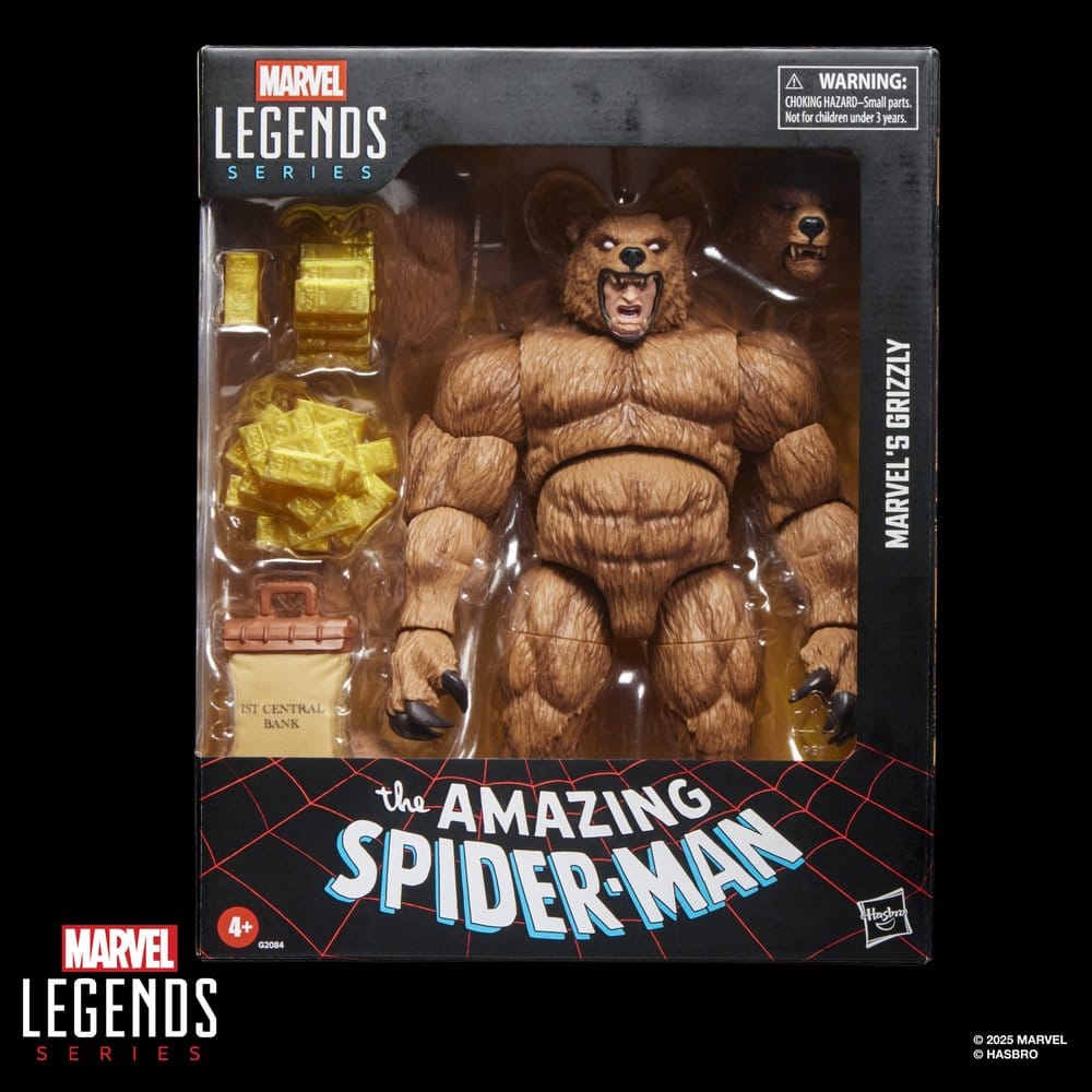 The Amazing Spider-Man Marvel Legends Action Figur Marvel's Grizzly 15 cm